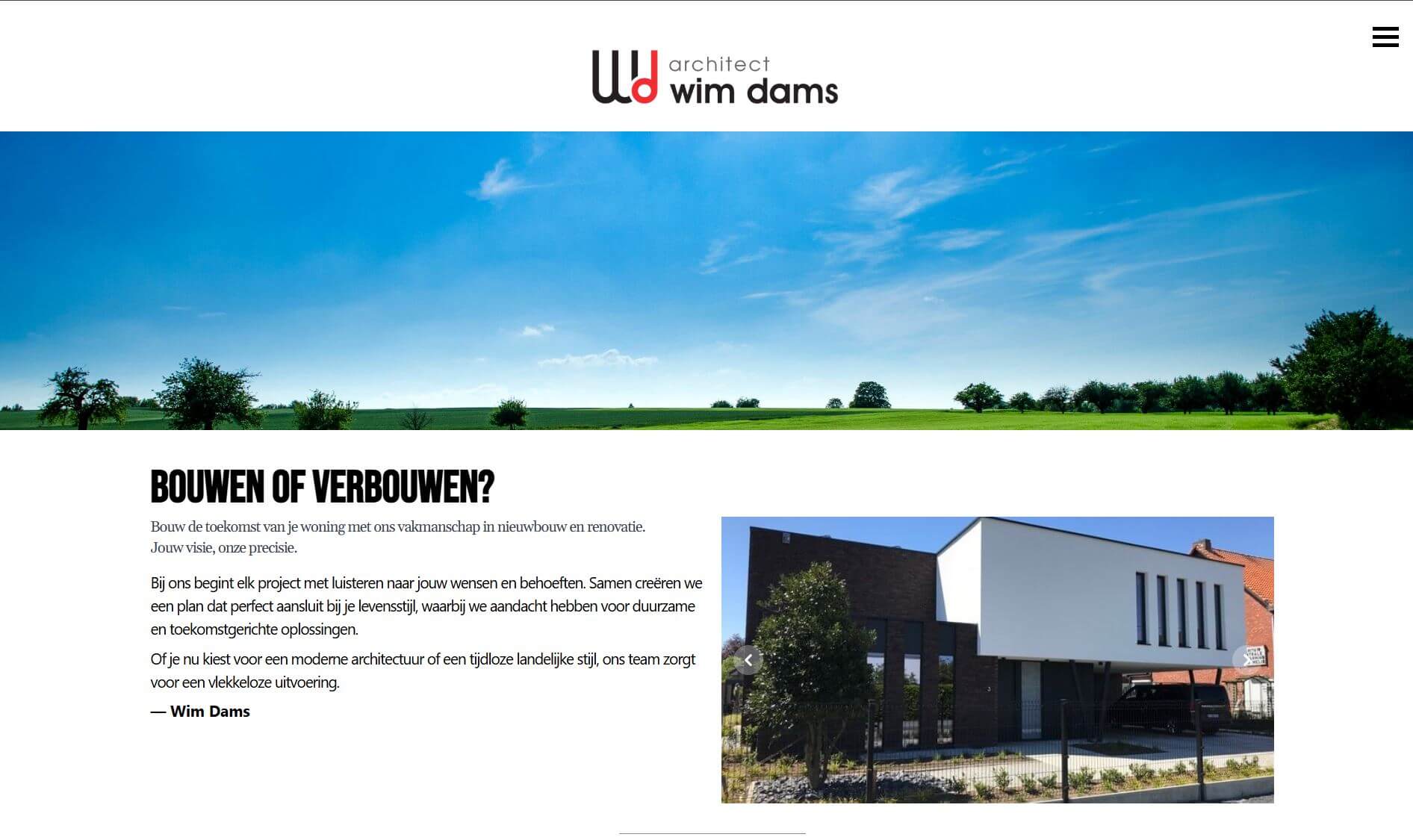 Wim Dams website